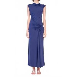 NEW SIMKHAI acacia short sleeve midi dress in midnight